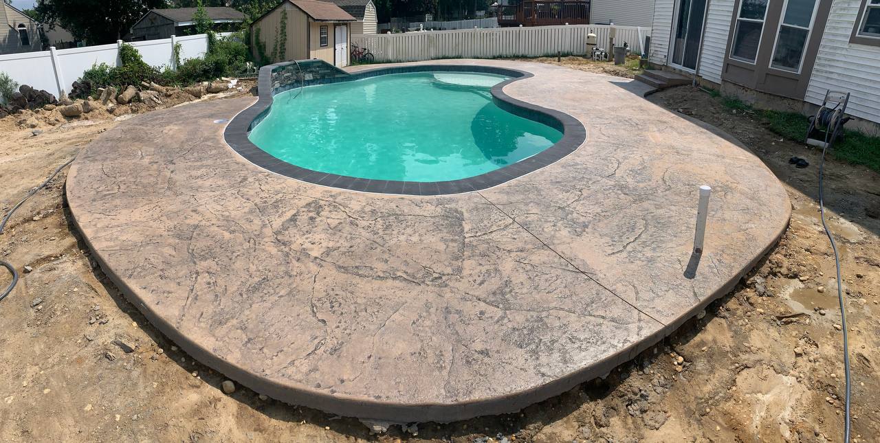 Pool renovation and concrete work project